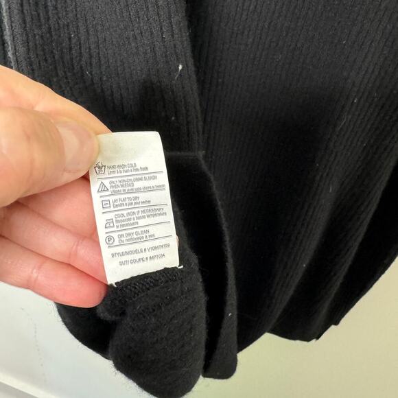 Vince Black Wool Cashmere Sweater Dress L Large - Picture 9 of 11